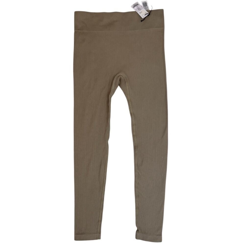NEW TOPSHOP NORDSTROM Co-Ord Ribbed Seamless High Waist Leggings Size M - Picture 3 of 7